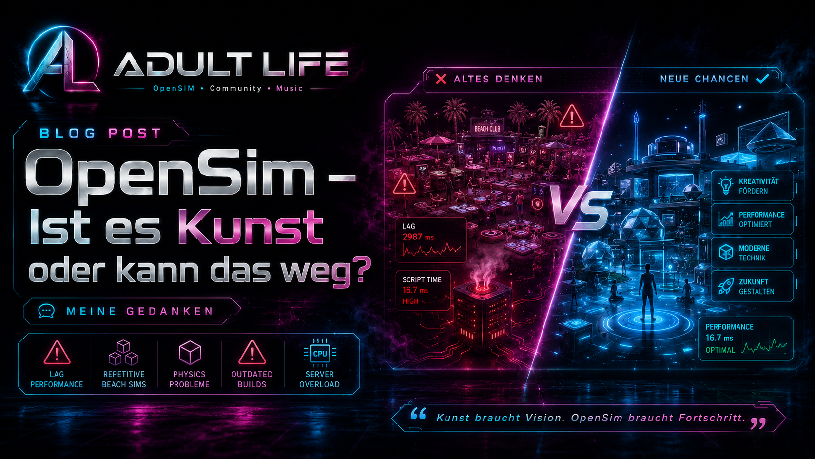 OpenSim -  Ist es Kunst oder kann das weg