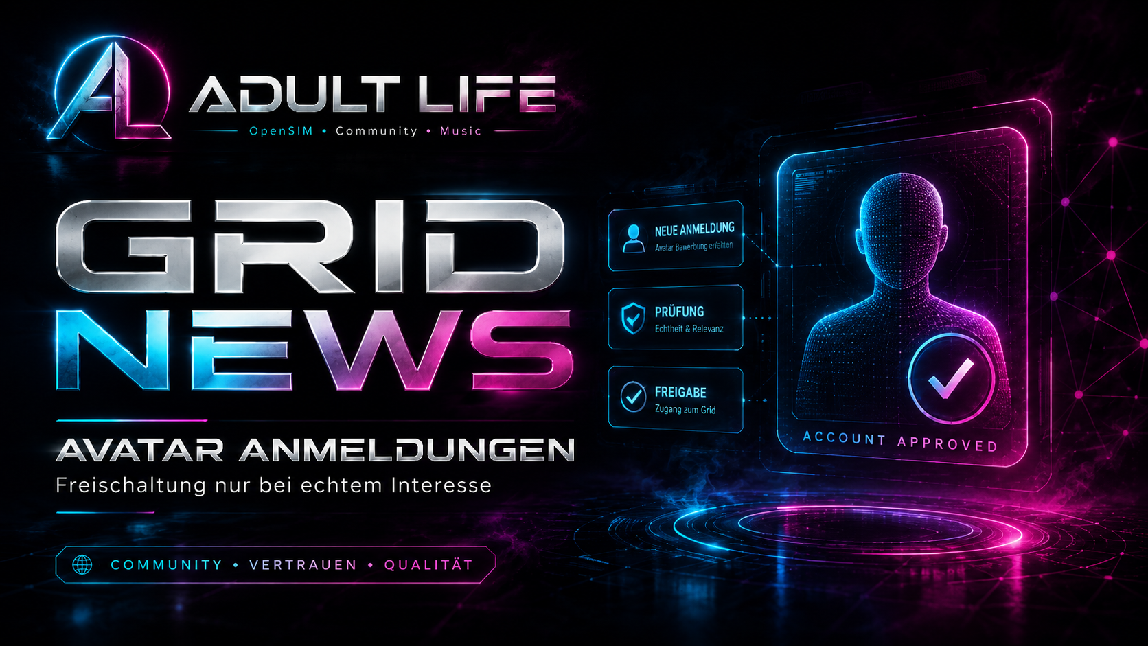Avatar Anmeldungen
